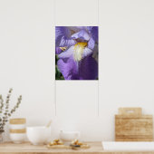 Poster Fleur d'Iris à barbe violette (Cuisine)