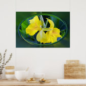 Poster fleur d'Iris jaune (Cuisine)