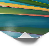 Poster Fleur d'oiseau de paradis (Coin)