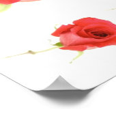 Poster Fleur douce et douce (Coin)