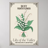 Poster Fleur du mois de mai (Devant)