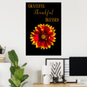 Poster Fleur en fleurs (Bureau à domicile)