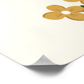 Poster Fleur épanouie (Coin)