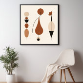 Poster Fleur Équilibrée