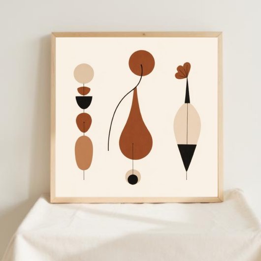 Poster Fleur Équilibrée