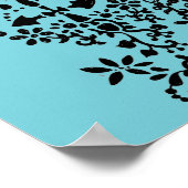 Poster Fleur et papillon Dandy Doodle (Coin)