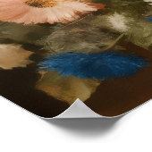 Poster Fleur éternelle - Symphonie des couleurs (Coin)