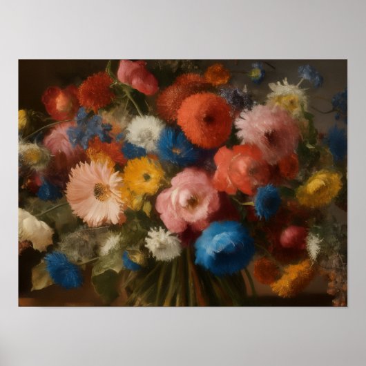 Poster Fleur éternelle - Symphonie des couleurs (Devant)