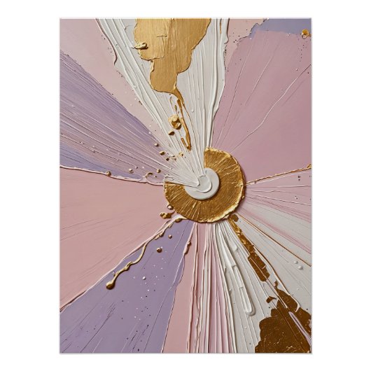 Poster Fleur éthérique (Devant)