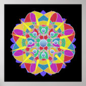 Poster Fleur étoile (Devant)