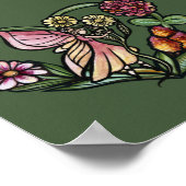 Poster Fleur Fée Jardin Fées (Coin)
