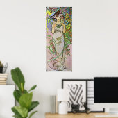 Poster Fleur fille (Bureau à domicile)