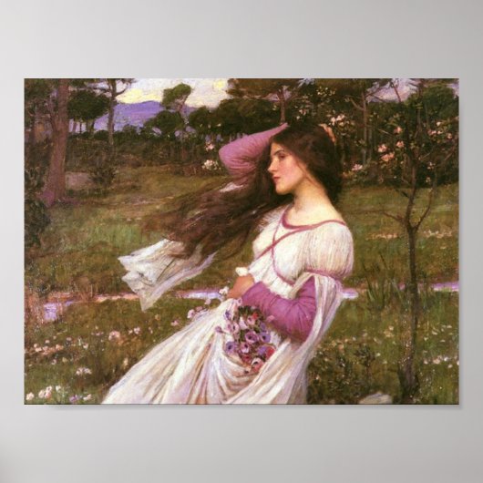 Poster Fleur fille (Devant)