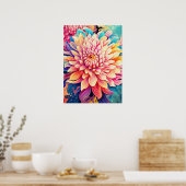 Poster fleur florissante (Cuisine)