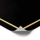 Poster fleur fractale (Coin)