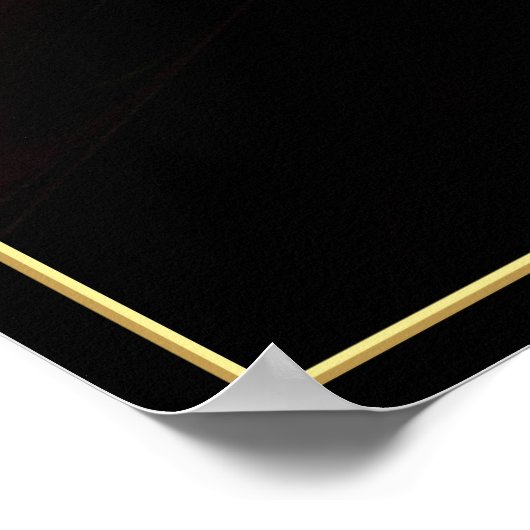 Poster fleur fractale (Coin)