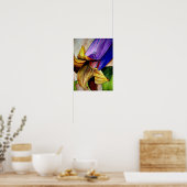 Poster Fleur Fritillaire violet couleur d'origine art (Cuisine)