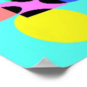 Poster Fleur futuriste (Coin)