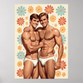 Poster Fleur gay vintage Power (Devant)