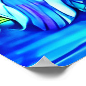 Poster Fleur hypnotique pour l'œil (Coin)