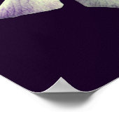 Poster Fleur Iris Japonaise Violet Gros plan (Coin)