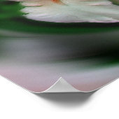 Poster Fleur Iris Rose Art Abstrait (Coin)