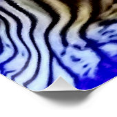 Poster Fleur Iris Violet (Coin)