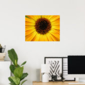 Poster fleur jaune (Bureau à domicile)