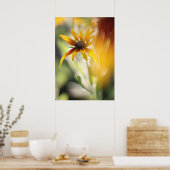 Poster Fleur Jaune Rudbeckia (Cuisine)