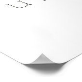 Poster Fleur – Logo Floral Pure Love (Coin)