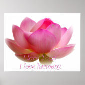 Poster Fleur Lotus (Devant)