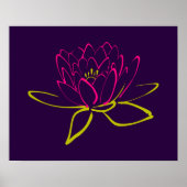 Poster Fleur Lotus (Devant)