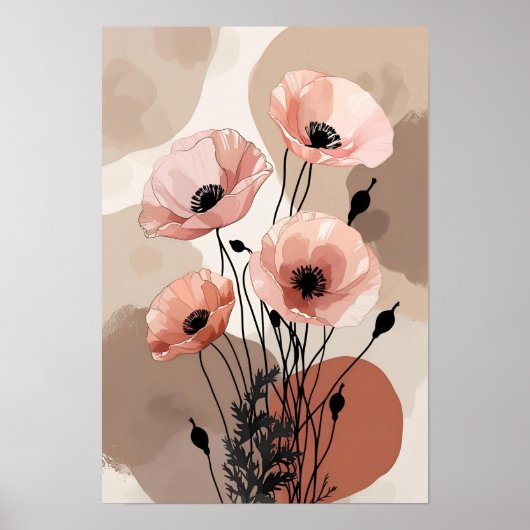 Poster Fleur lunaire (Devant)