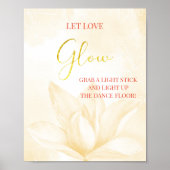 Poster Fleur Magnolia Ethérée, Luminosité Mariage (Devant)