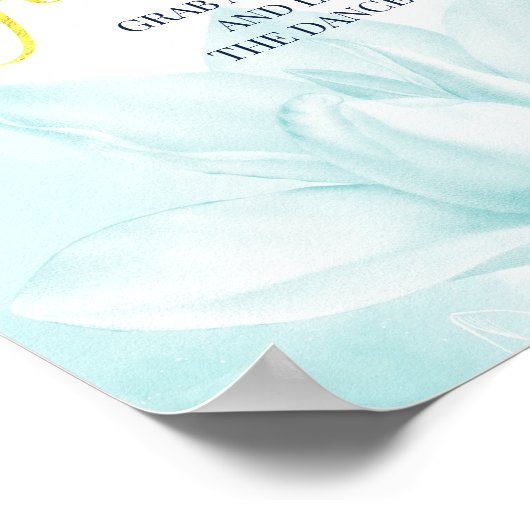 Poster Fleur Magnolia Ethérée, Luminosité Mariage (Coin)