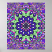 Poster Fleur Mandala (Devant)