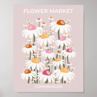 Fleur Marché Copenhague Blush Pink Floral Motif