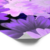 Poster Fleur mauve (Coin)