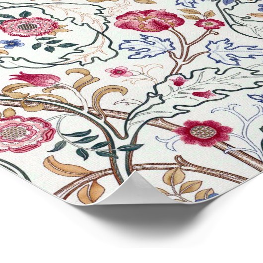 Poster Fleur, Motif Floral, William Morris (Coin)