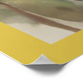 Poster Fleur nationale Australie Golden Wattle | (Coin)