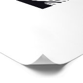 Poster Fleur nordique - Flore géométrique inspirée par Ja (Coin)