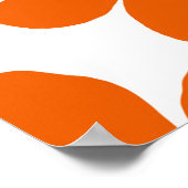 Poster Fleur orange (Coin)