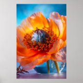 Poster Fleur orange (Devant)