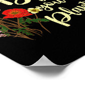Poster Fleur Où Vous Êtes Plantés (Coin)
