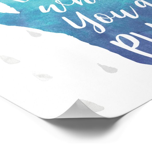 Poster Fleur Où Vous Êtes Plantés (Coin)