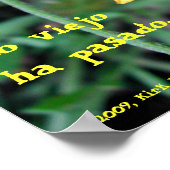 Poster Fleur papillon—2 Corintios 5:17 (Coin)