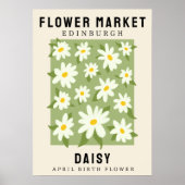 Poster Fleur personnalisée Marché Fleur de naissance Art  (Devant)