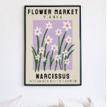 Poster Fleur personnalisée Marché Fleur de naissance Art<br><div class="desc">Cette impression d'art est dans le style d'une affiche du marché aux fleurs. Les fleurs sont Narcisse qui sont la fleur de naissance pour Décembre. Il y a de l’espace pour personnaliser le texte afin de changer l’emplacement à un endroit spécial pour vous et le sous-titre au nom ou à...</div>