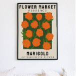 Poster Fleur personnalisée Marché Fleur de naissance Art<br><div class="desc">Cette impression d'art est dans le style d'une affiche du marché aux fleurs. Les fleurs sont des Marigolds qui sont la fleur de naissance pour Octobre. Il y a de l’espace pour personnaliser le texte afin de changer l’emplacement à un endroit spécial pour vous et le sous-titre au nom ou...</div>