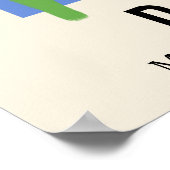 Poster Fleur personnalisée Marché Fleur de naissance Art  (Coin)